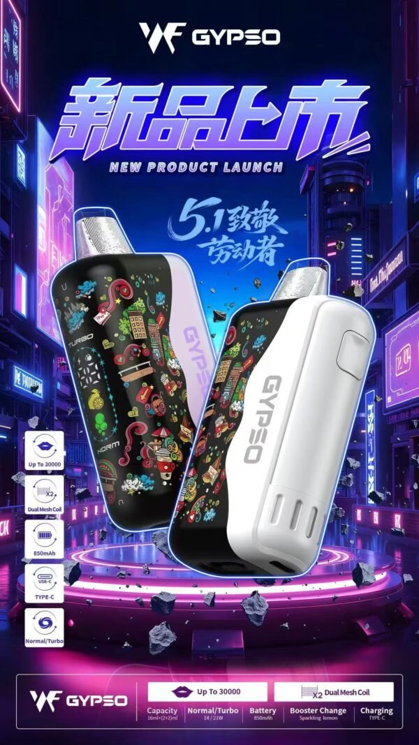 王嘉尔同款 GYPSO滿天星拋棄式30000口